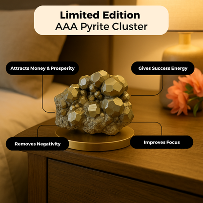 Limited Edition Peru Pyrite Raw Stone