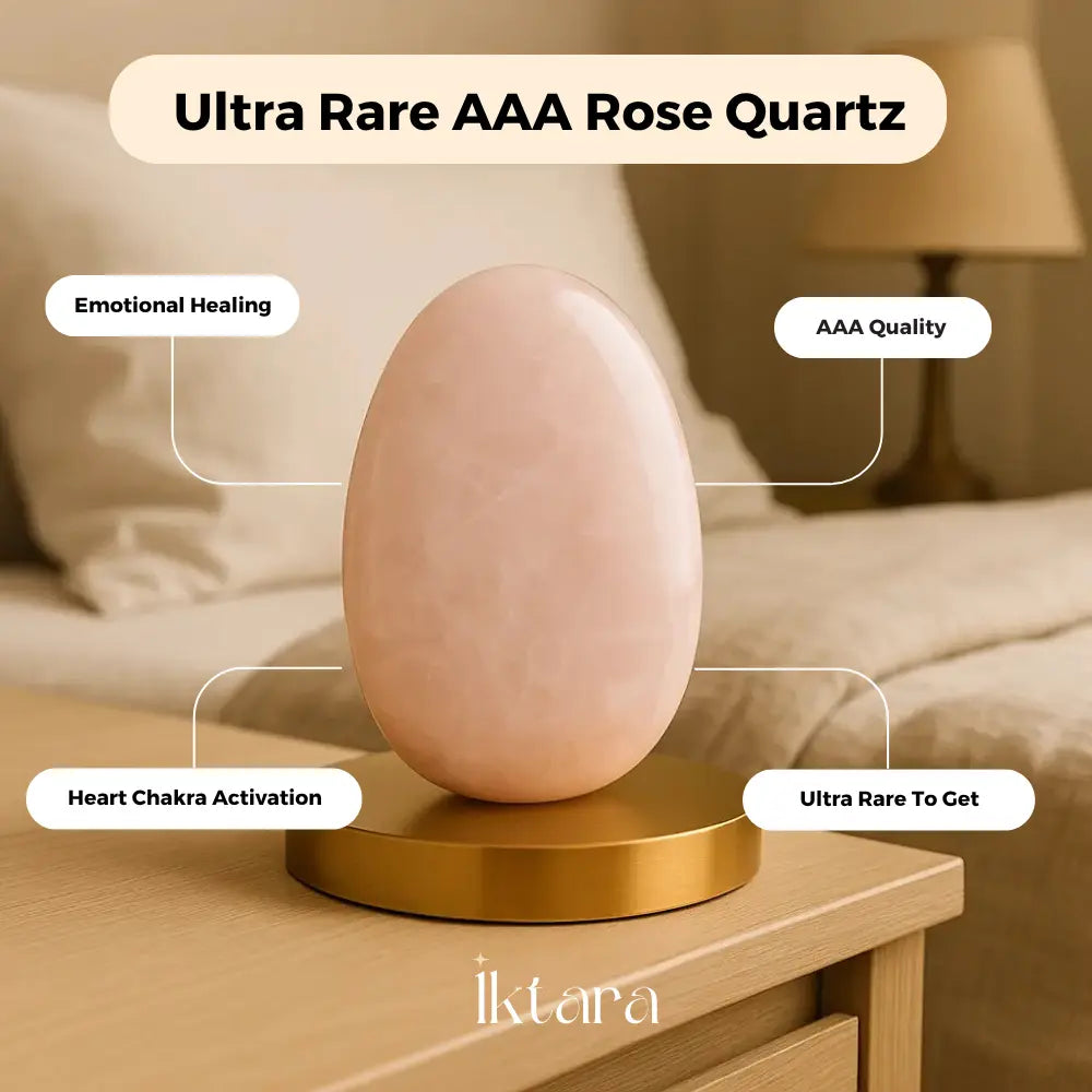Heartlight Harmony Rose Quartz (AAA Quality)