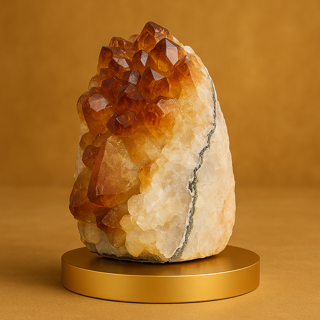 Limited Edition Citrine Geode – from Brazil (AAA Quality)