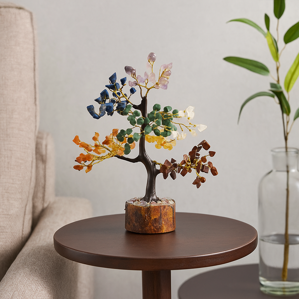 7 Chakra Crystal Tree ( Feng Shui tree)