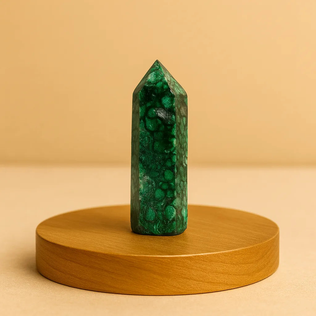 Emerald Shield Malachite Cluster (AAA Quality)