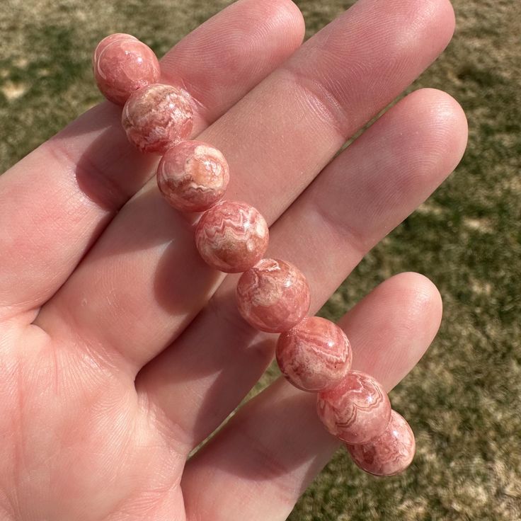 Natural Rhodochrosite AAA Bracelet 8MM With Certificate
