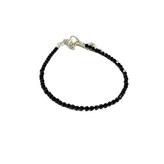 Black Obsidian Anklet – For energy cleansing, balance & defense